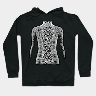 body wave lines Hoodie